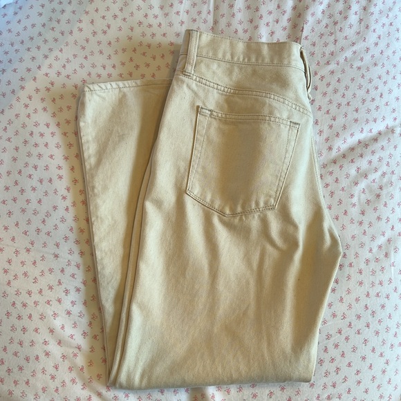 J. Crew Slouchy Boyfriend Jean in Ecru - Picture 2 of 5